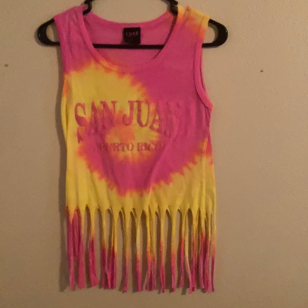 Fun Tie Dye Tank Top